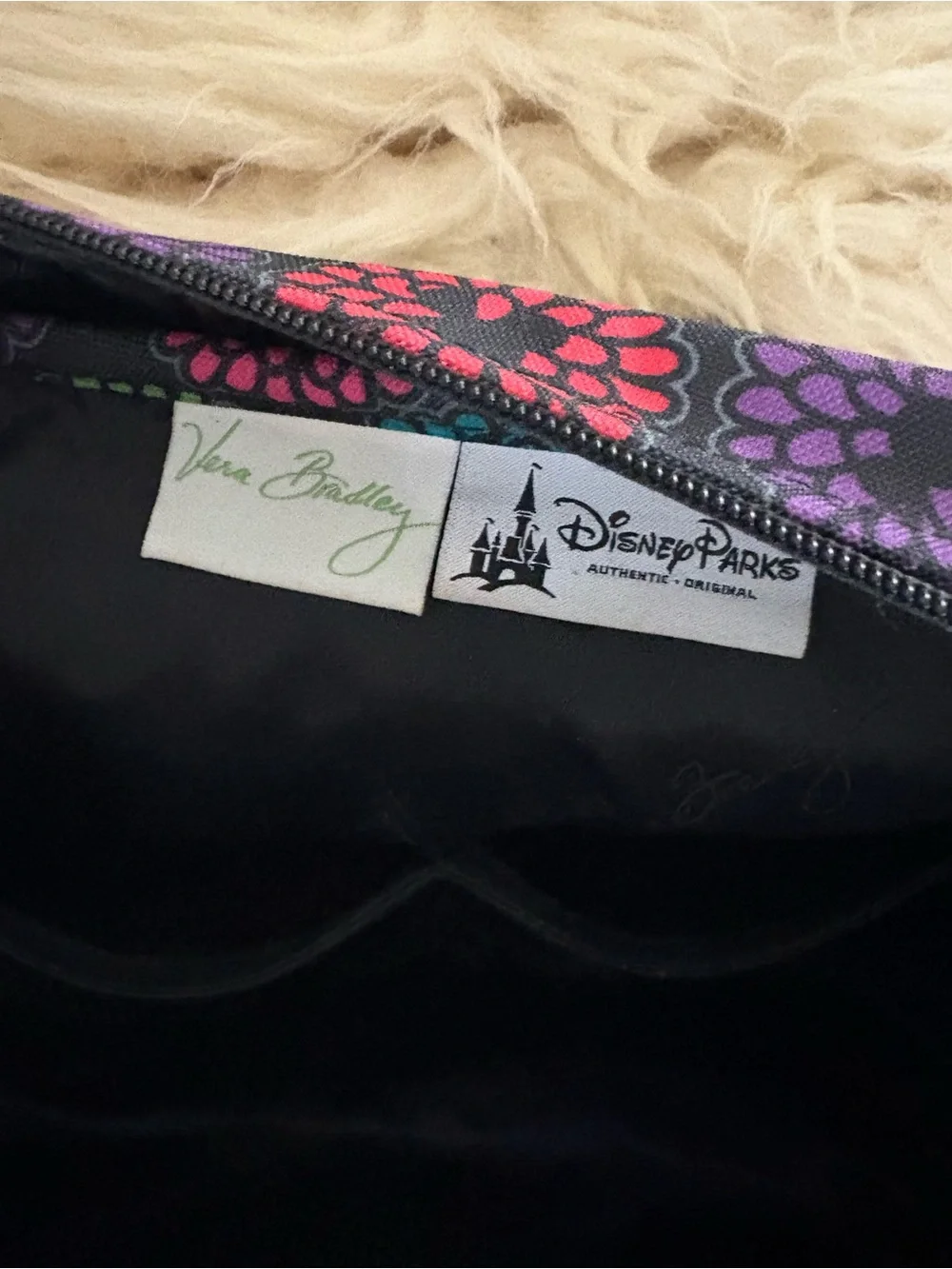 Vera Bradley/ Disney ‘Dreaming Mickey’s Magical Blooms’ Travel Cosmetic Bag